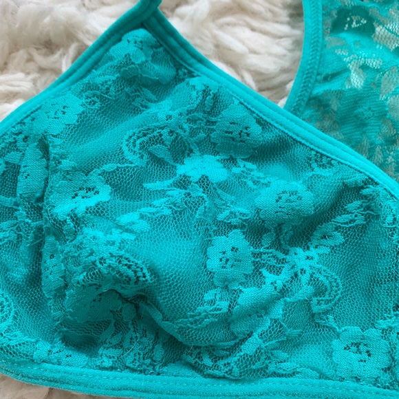 Nollie Teal Lace Bralette - Picture 3 of 7